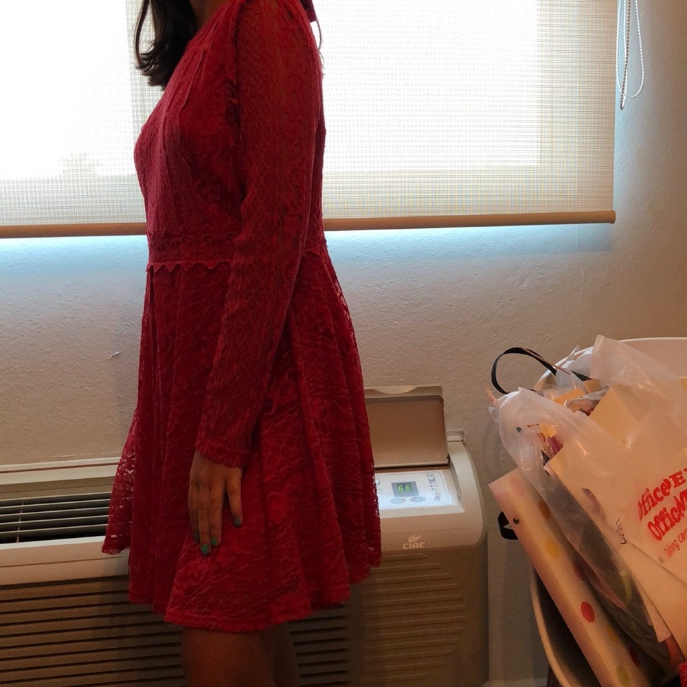 Red Lace dress